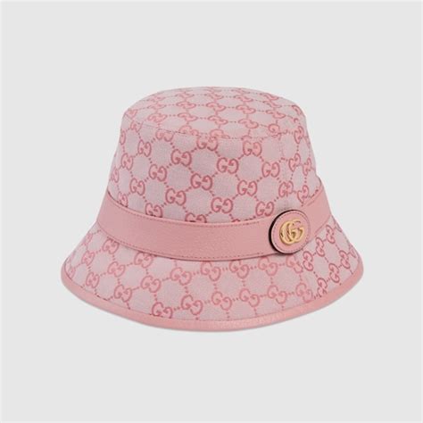 baby gucci hat pink|Gucci wool bucket hat.